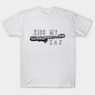 Kiss My Sax (baritone version) T-Shirt